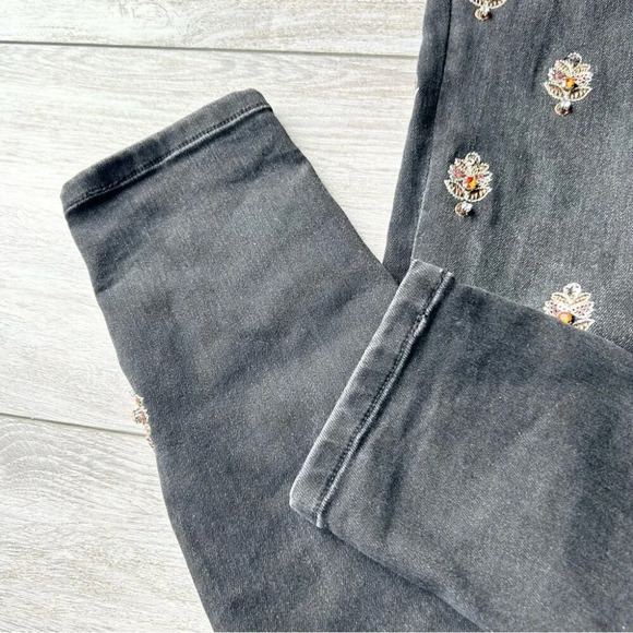Anthropologie Pilcro and the  Letterpress Embellished Black Jeans - Picture 8 of 16